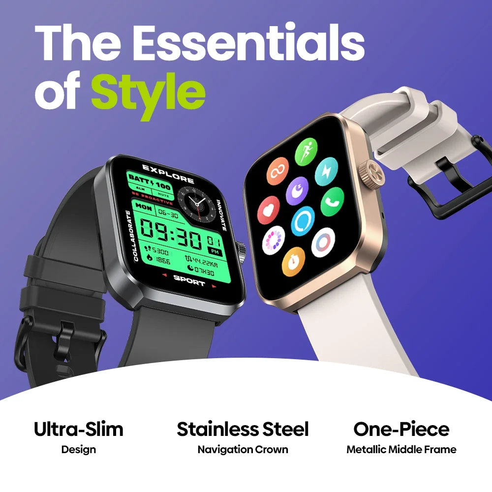 Beyond 3 Plus GPS Smartwatch AMOLED Alexa Casual Fitness