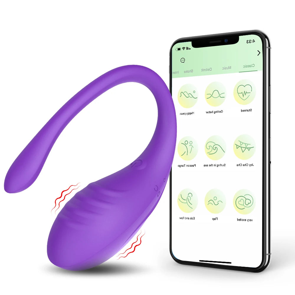 App Controlled Wearable Vibrator 9-Speed G-Spot Toy