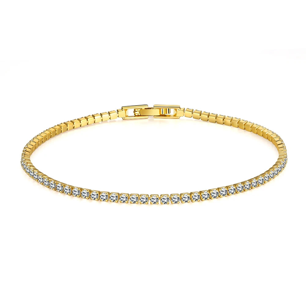 D VVS1 Moissanite Tennis Bracelet S925 2-5mm Gift