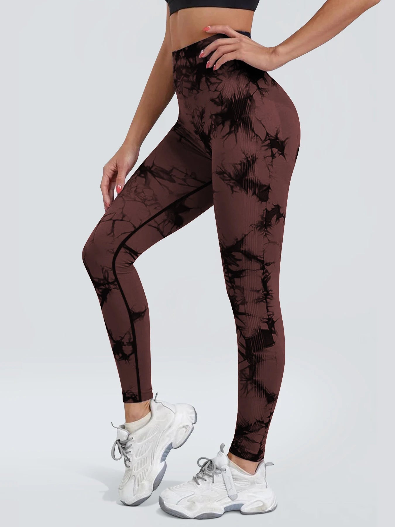 Women's Seamless Tie-Dye High Waist Yoga Leggings