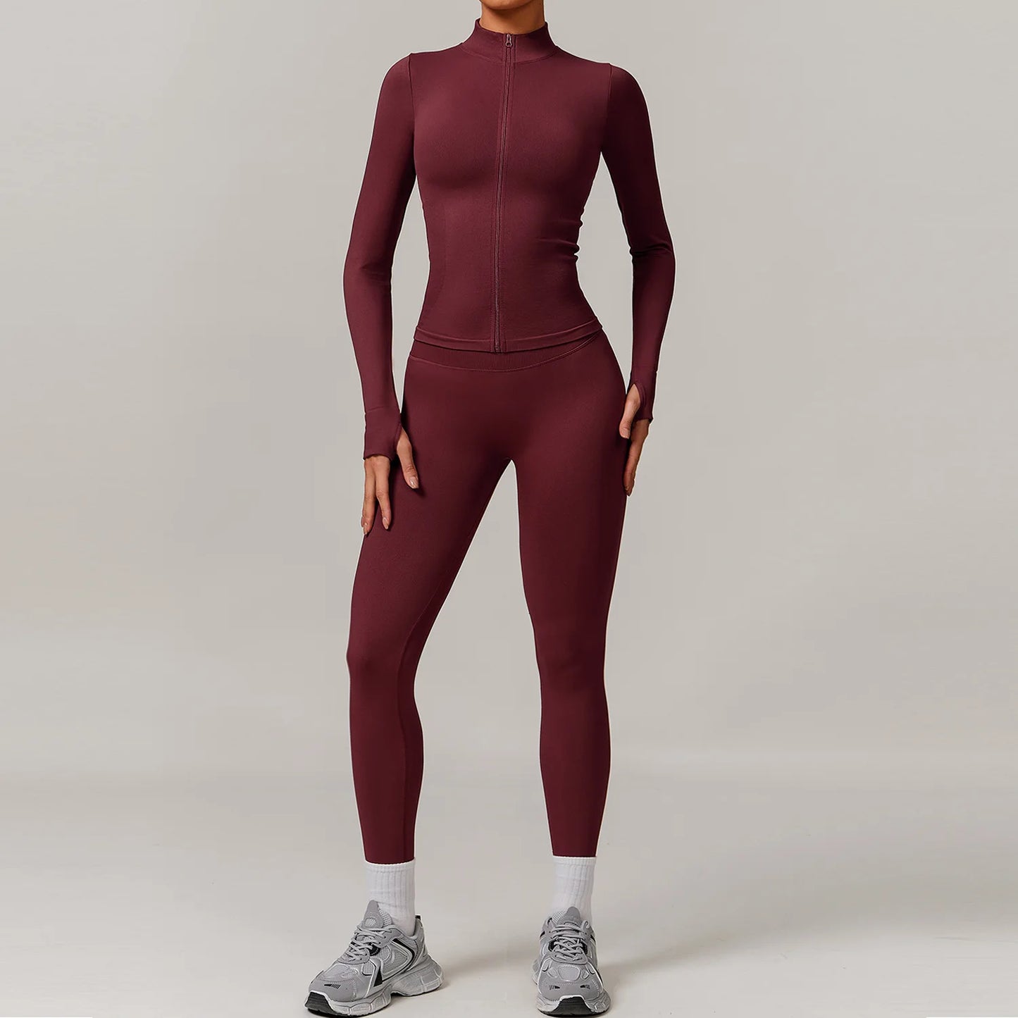 Women's Seamless Yoga Set – 2/3 Piece Gym Suit