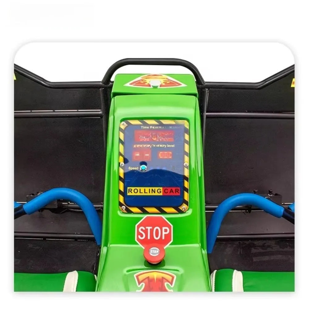 360° Remote Control Electric Rolling 2 Seats Coin Operate Swing
