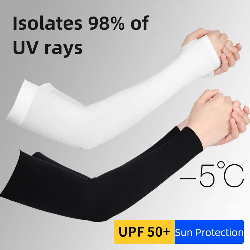 Ice Silk Arm Sleeves & Fishnet Fingerless Gloves – Punk