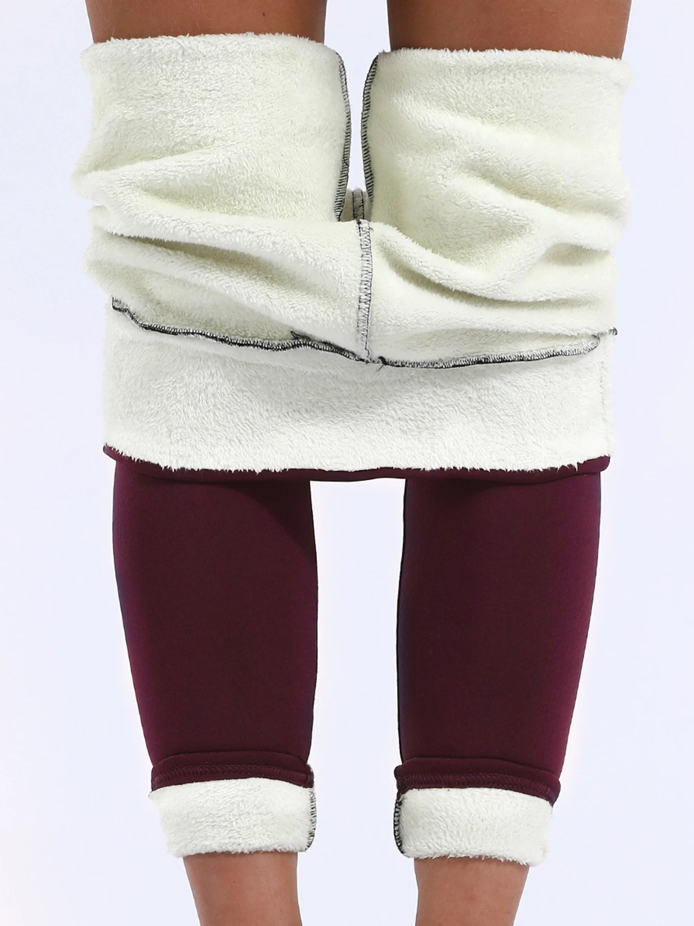 Women Velvet High Waist Thick Warm Winter Casual Leggings