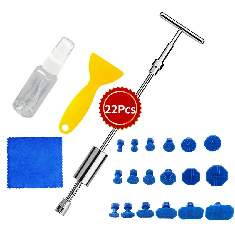 Paintless Car Dent Repair Kit – Glue Gun & Puller Tools