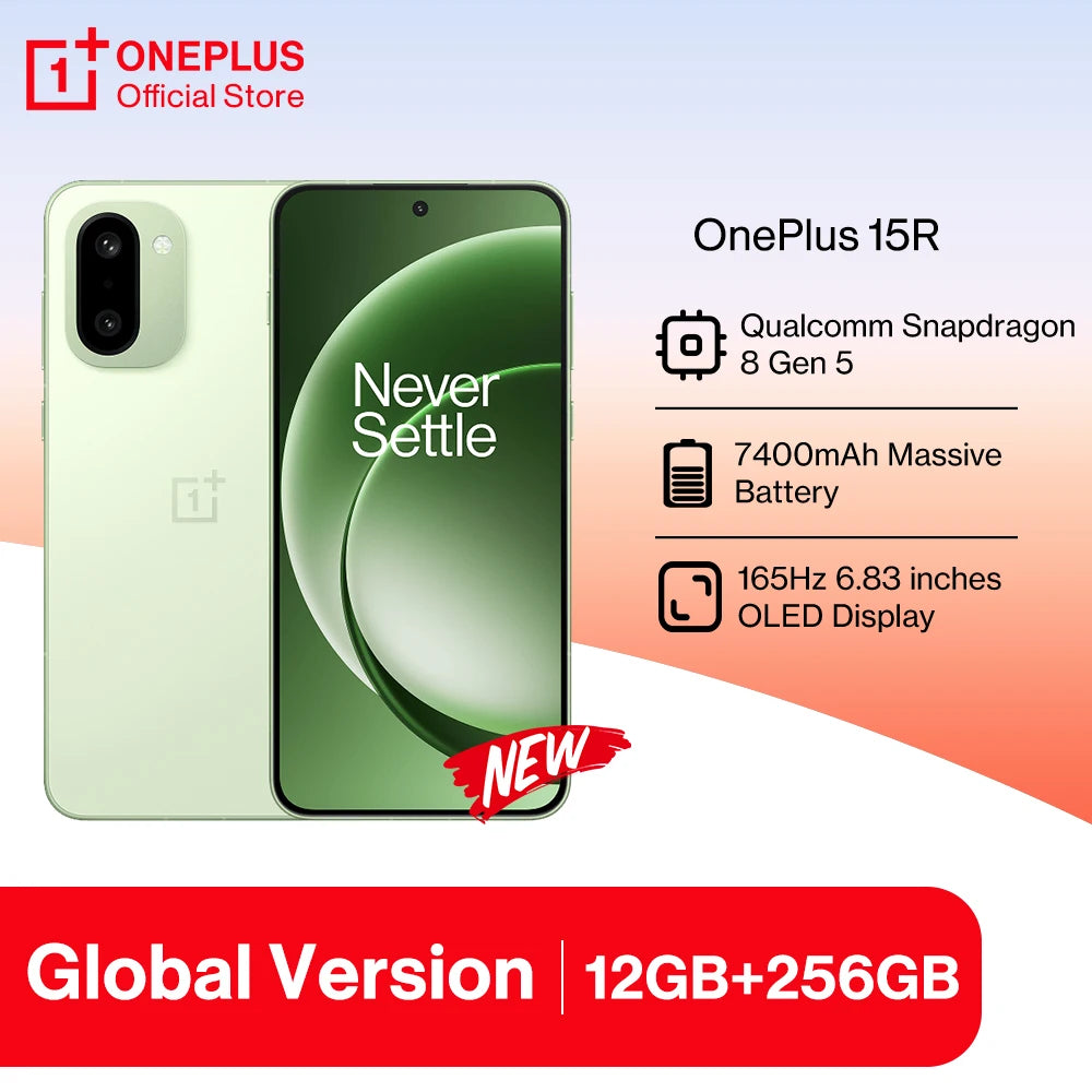 Teglex OnePlus 15R Global | Snapdragon 8 Gen 5 | 165Hz