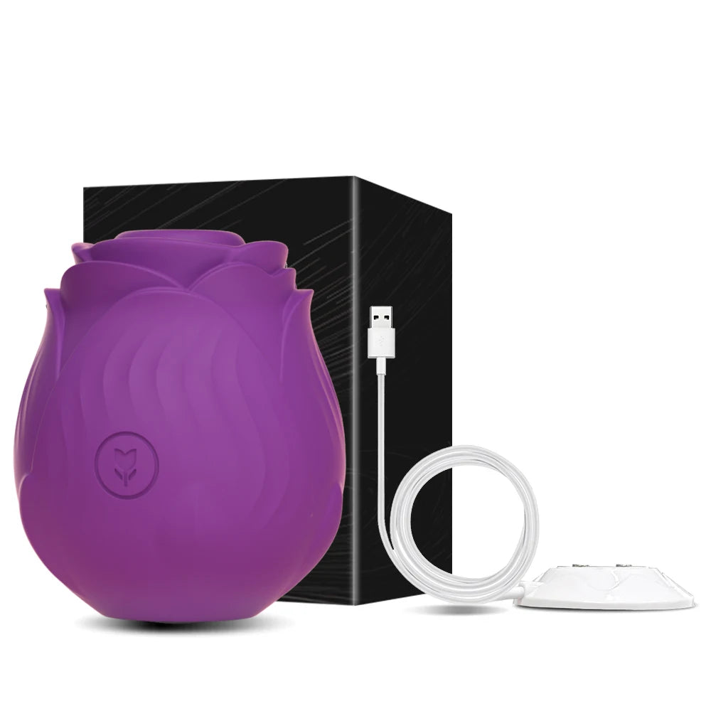 Rose Suction Vibrator for Women – 10 Modes