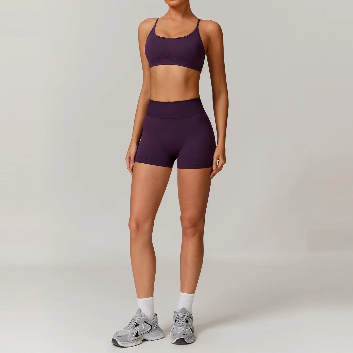 Women's Seamless Yoga Set – 2/3 Piece Gym Suit