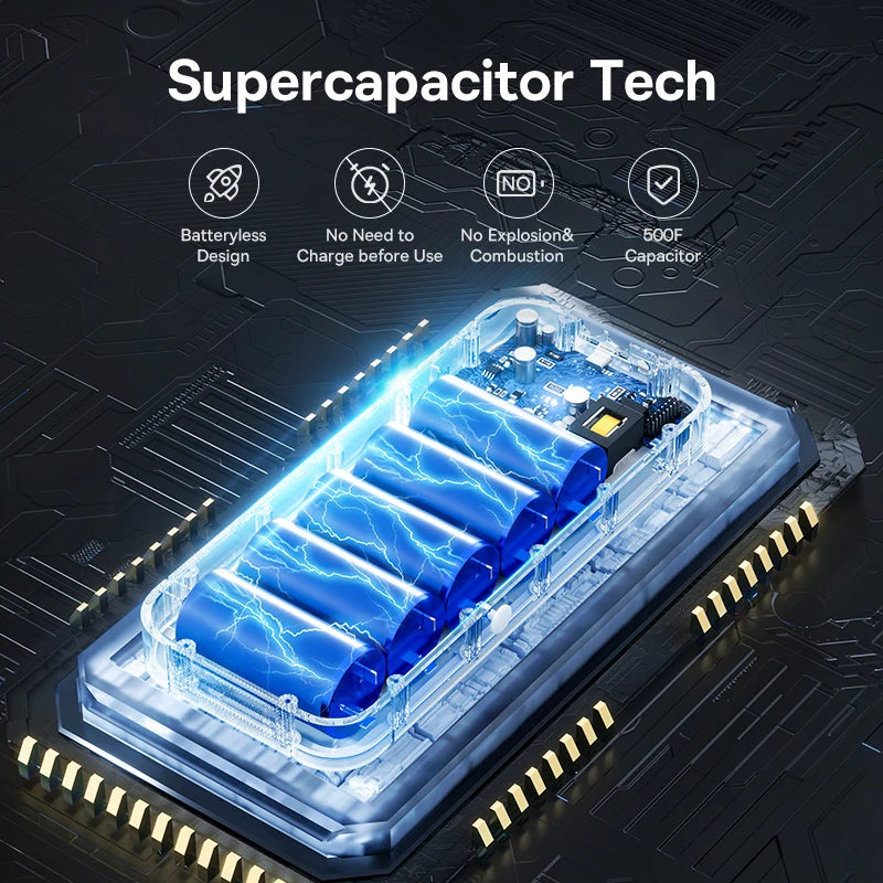 Baseus 3000A Super Capacitor Car Jump Starter Portable