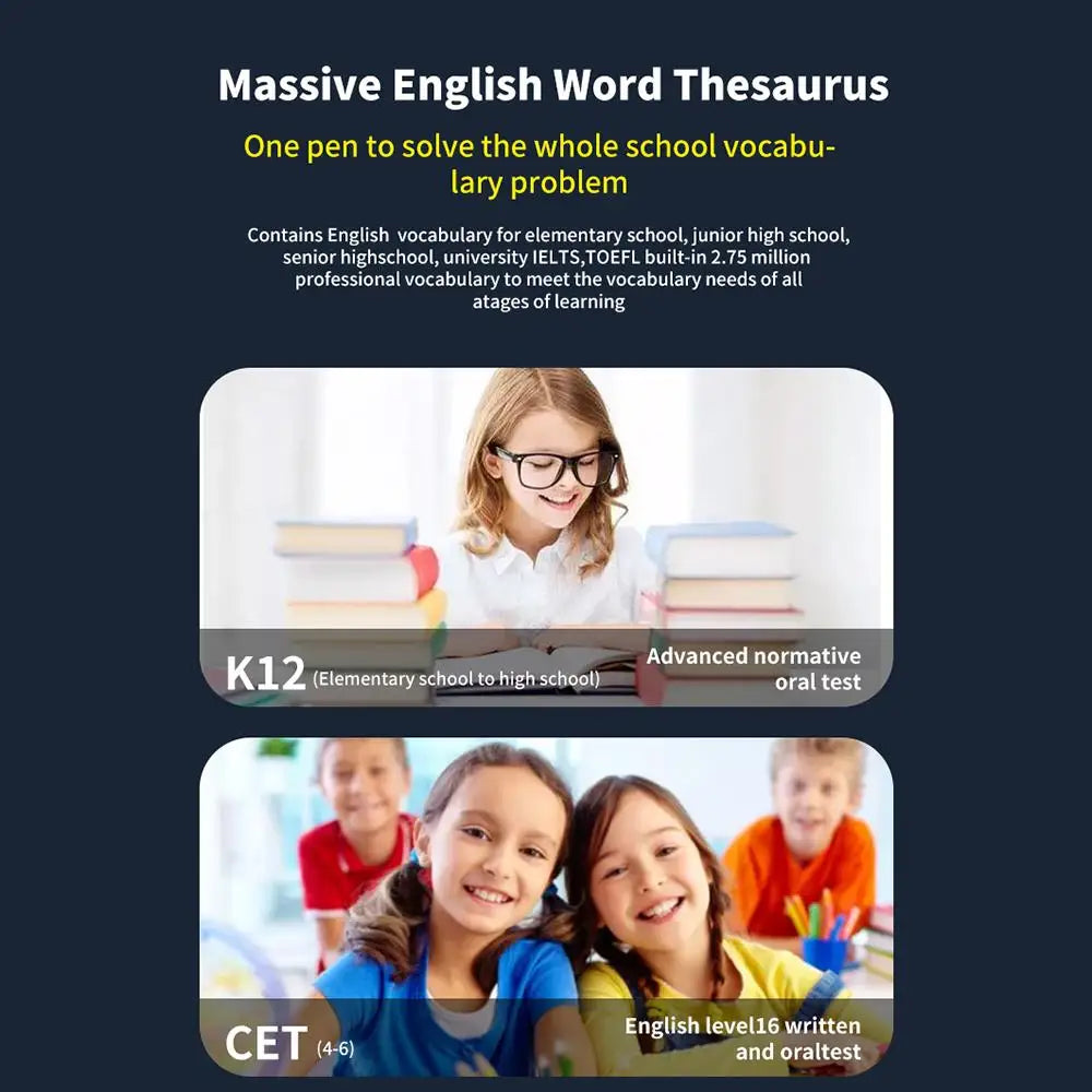 Offline Translation Pen 123 Languages Smart Scanner Pen