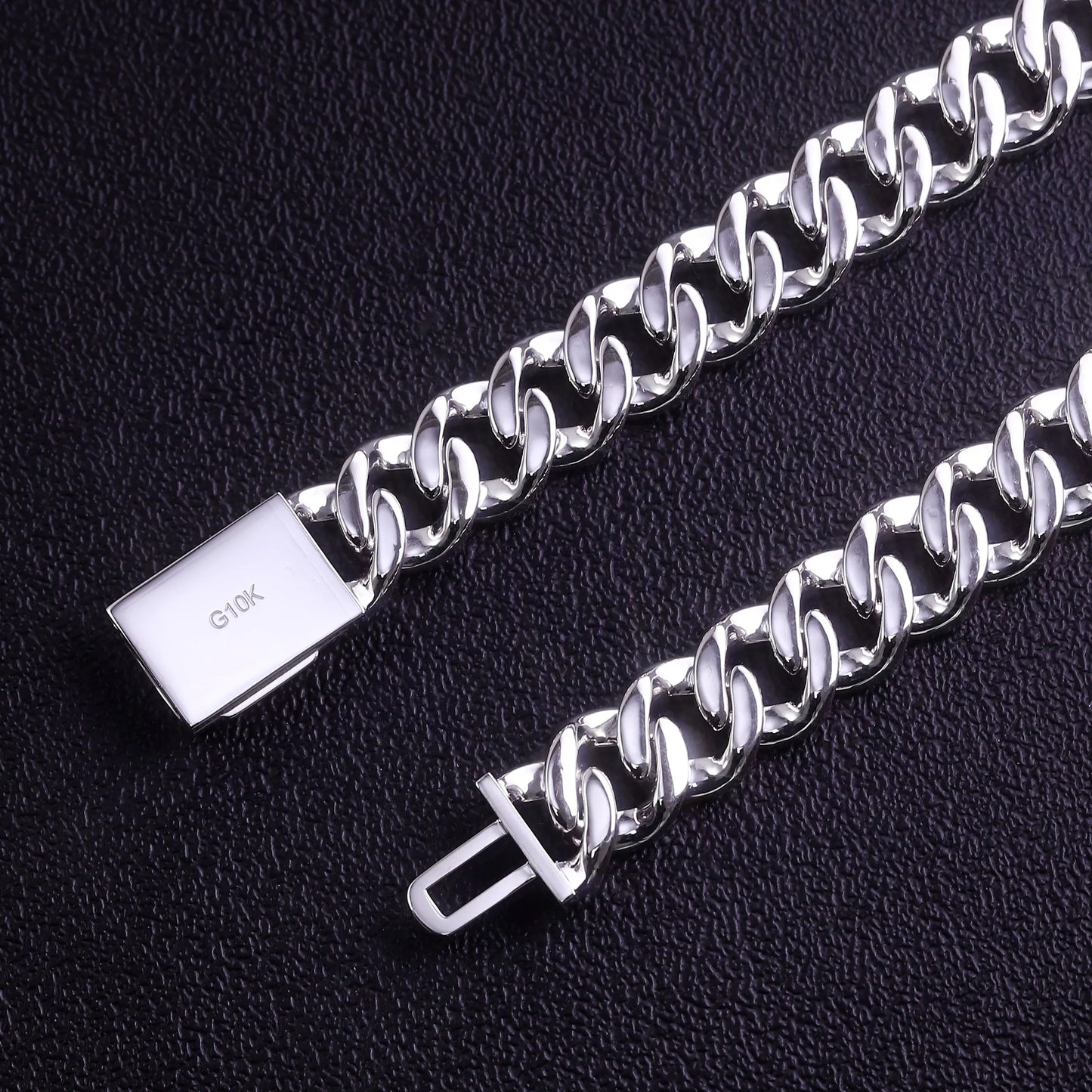 Iced Out Moissanite Cuban Link Necklace for Men | Hip Hop Chain