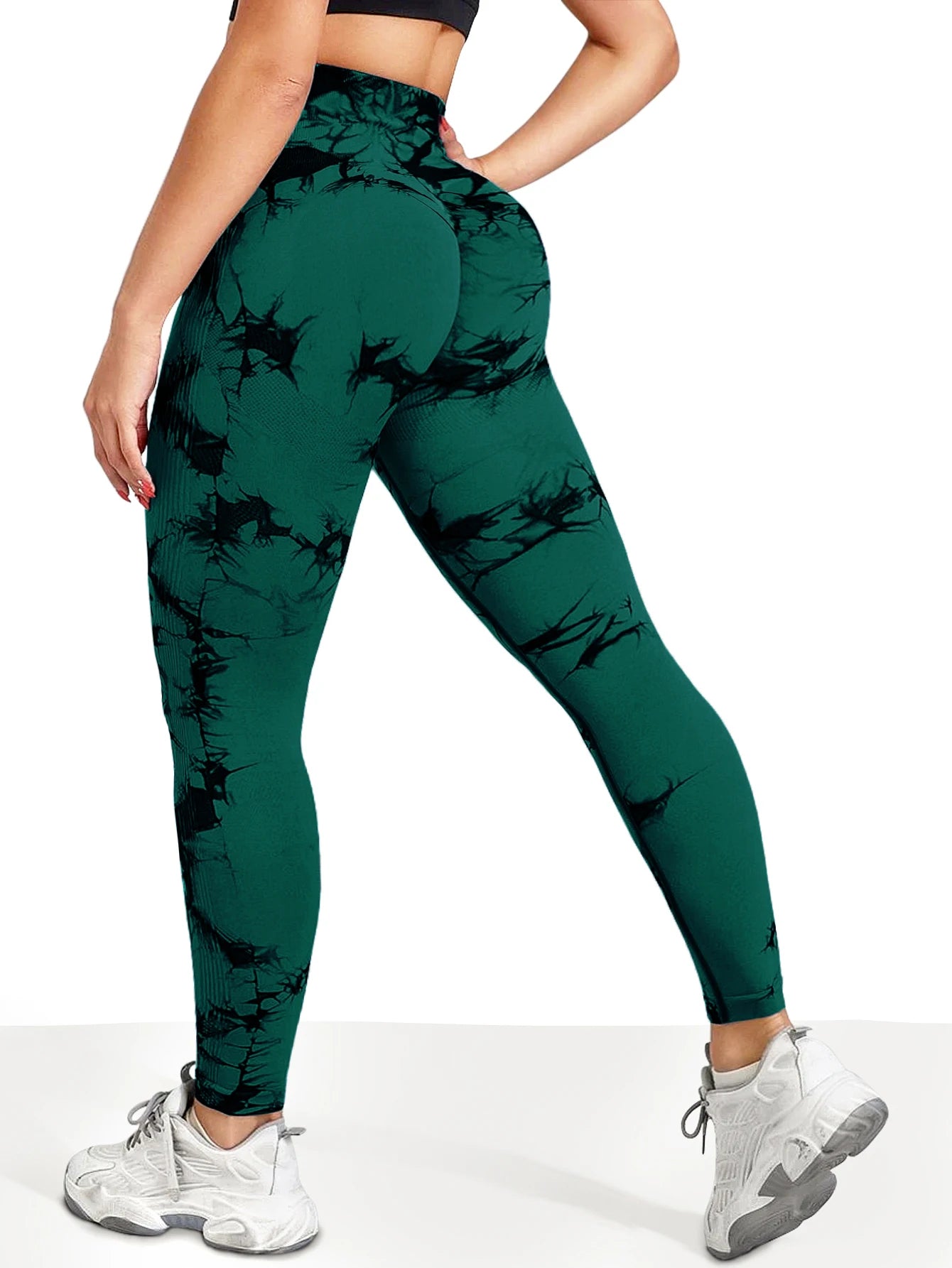 Women's Seamless Tie-Dye High Waist Yoga Leggings