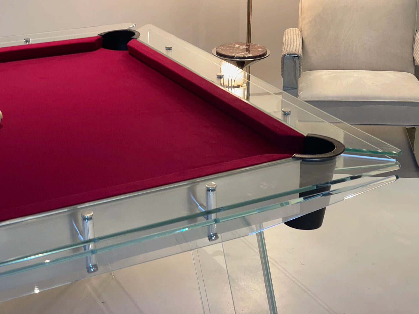 Customizable Black 8-Ball Snooker Pool Table – Full Set