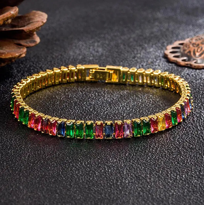 D VVS1 Moissanite Tennis Bracelet S925 2-5mm Gift