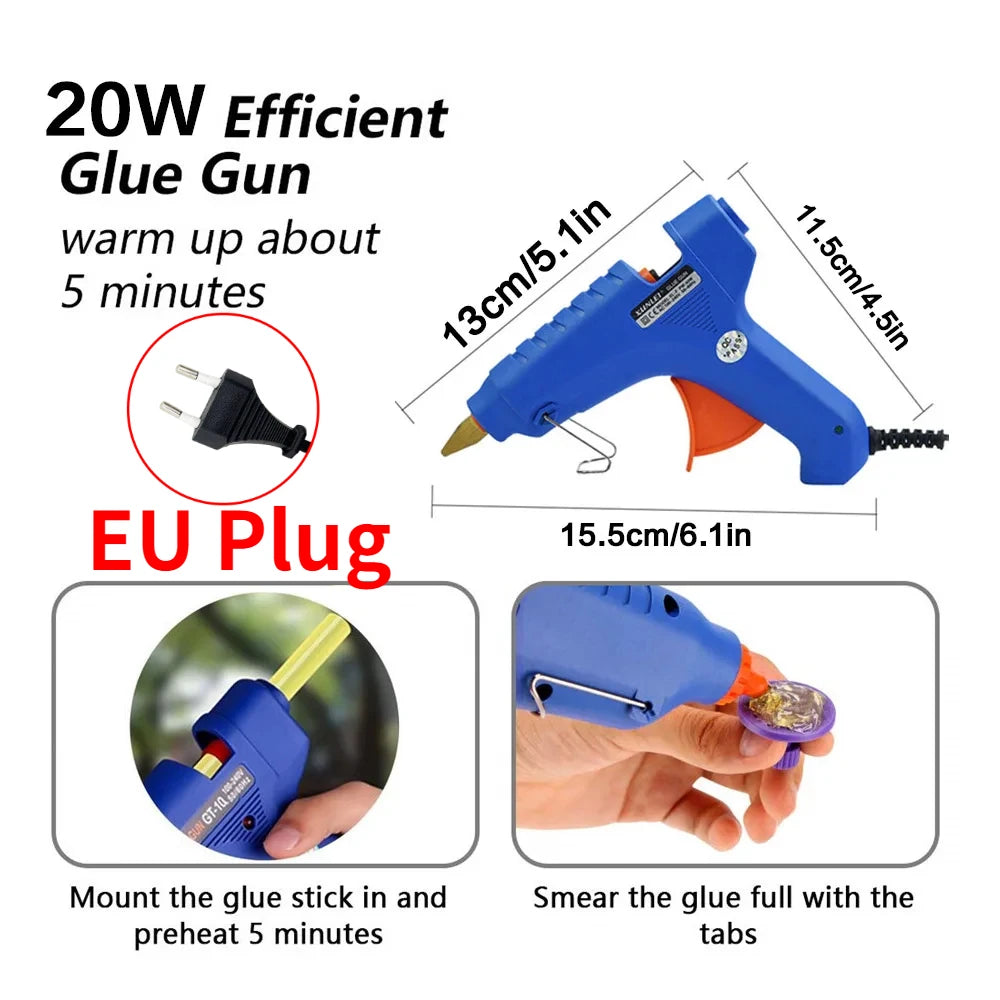 Paintless Car Dent Repair Kit – Glue Gun & Puller Tools