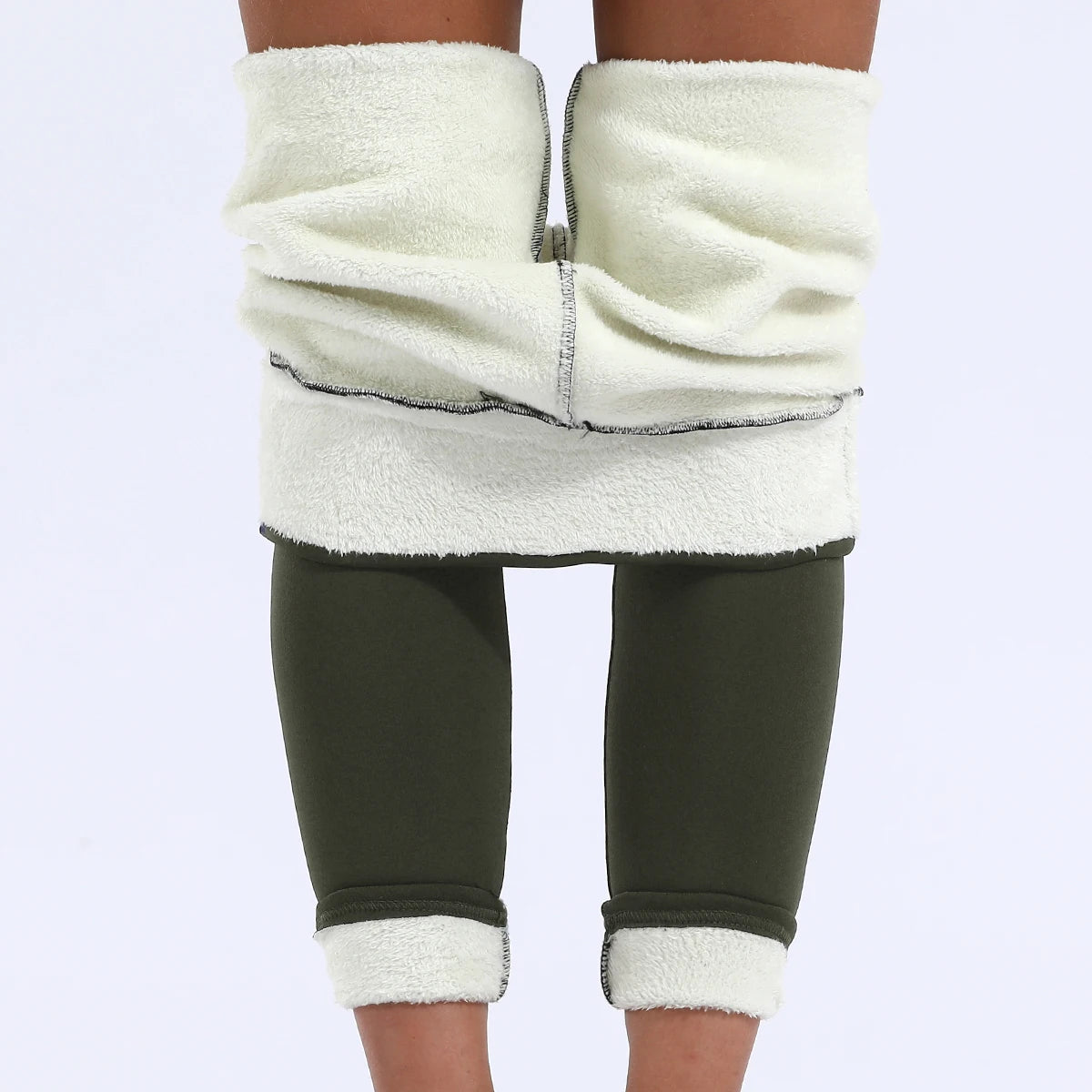 Women Velvet High Waist Thick Warm Winter Casual Leggings
