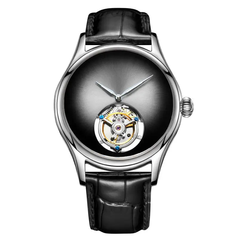 Tourbillon Mechanical Sapphire Skeleton Watch High-Quality