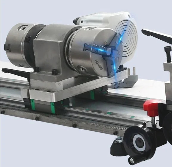 Outdoor Entertainment Horizontal Variable Speed Wood Manual Pool Cue Repairing Lathe Machine for Snooker Billiard Cue Repair Tur - Teglex