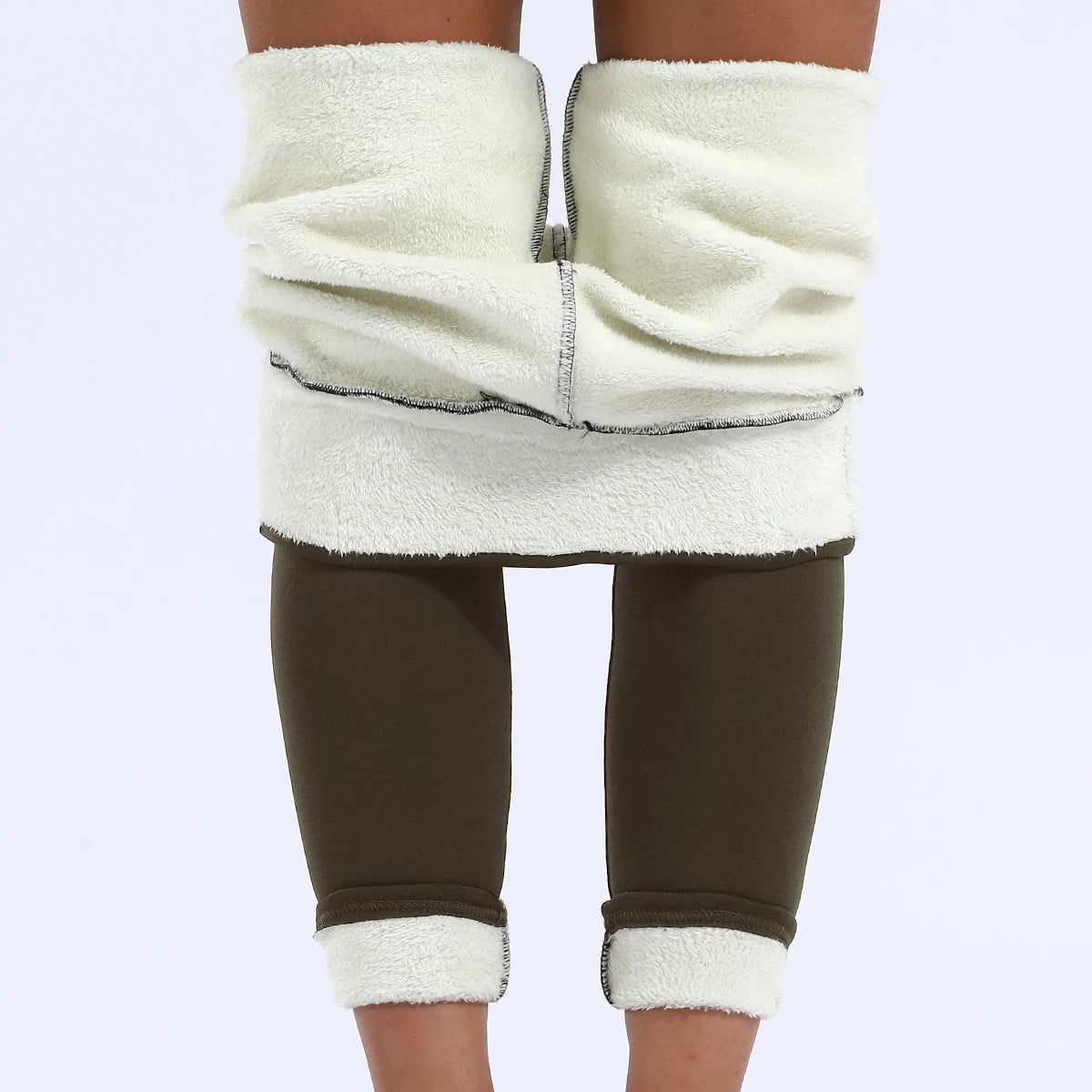 Women Velvet High Waist Thick Warm Winter Casual Leggings