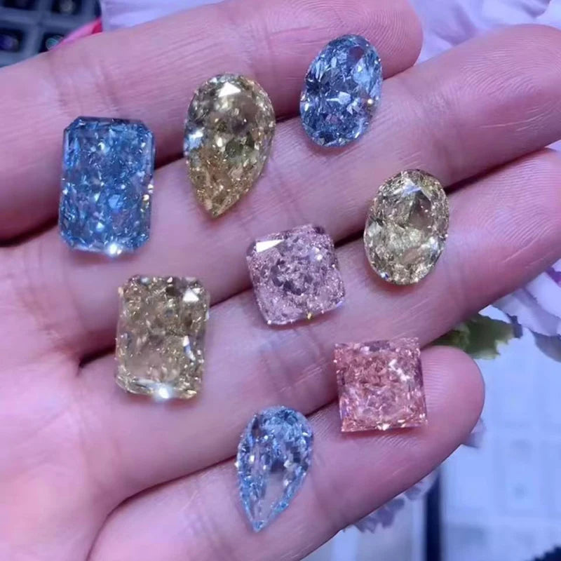 IGI Certified Vivid Blue Lab Diamond Radiant Cut CVD