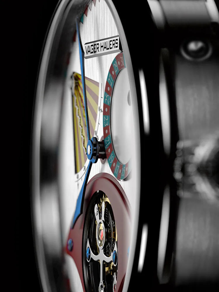Red Clown Watch Men's Mechanical Watch Tourbillon Waterproof Watch