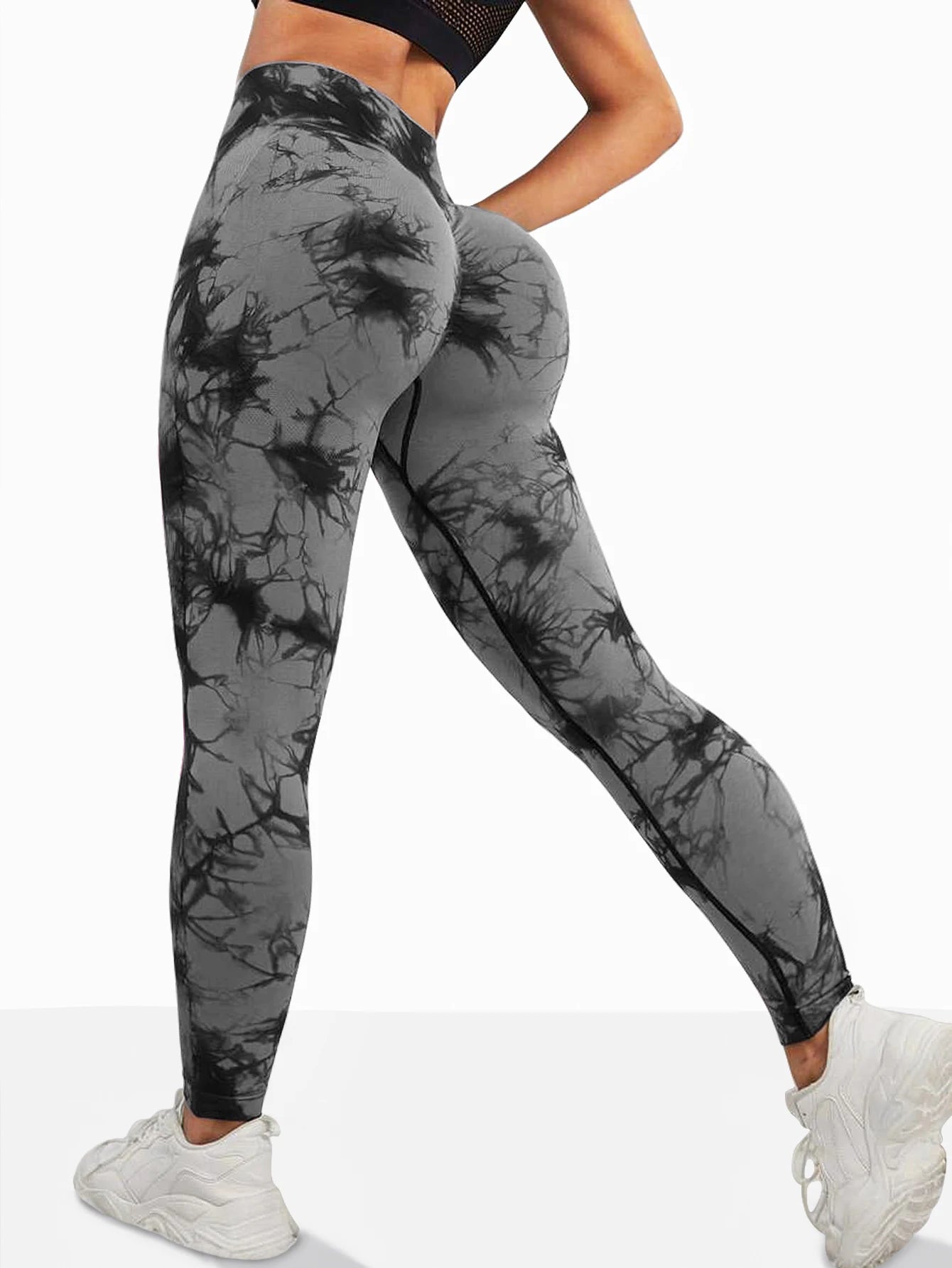 Women's Seamless Tie-Dye High Waist Yoga Leggings