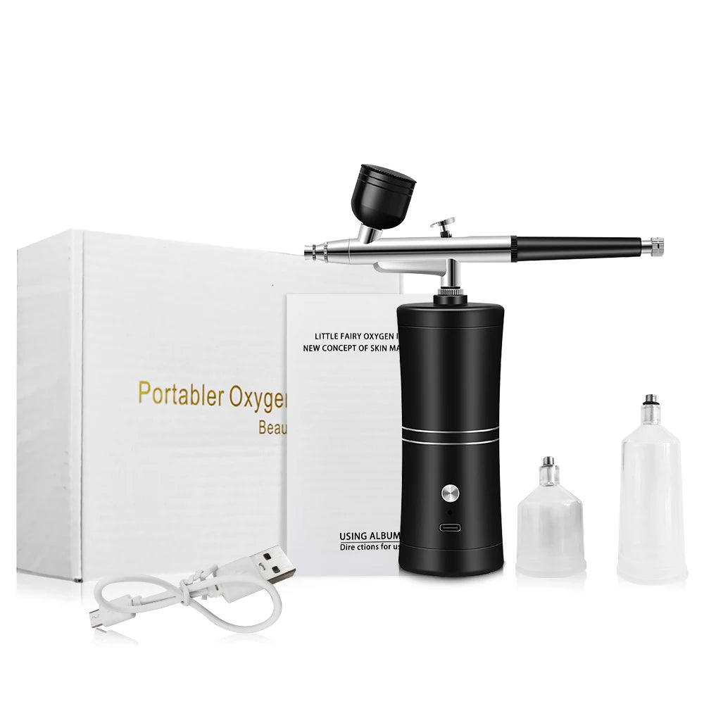 Wireless Mini Airbrush Kit with Compressor – Portable