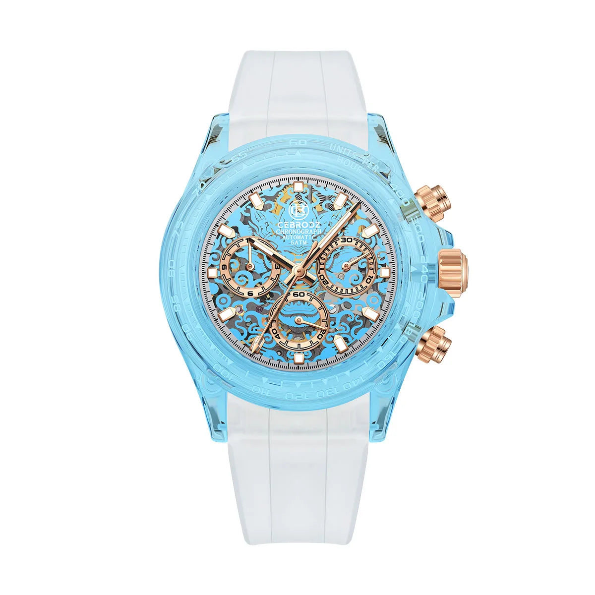 Chronograph Sapphire High-quality Mechanical Watch