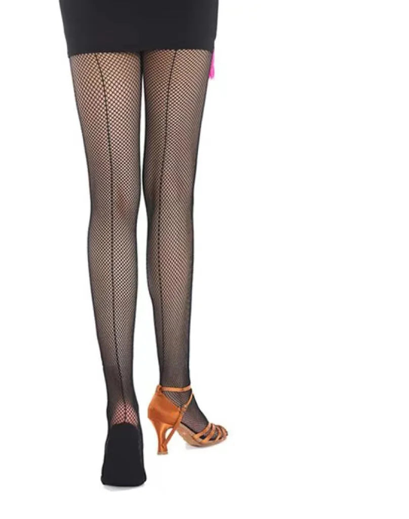 Pro Mesh Fishnet Dance Tights | Non-Slip Competition
