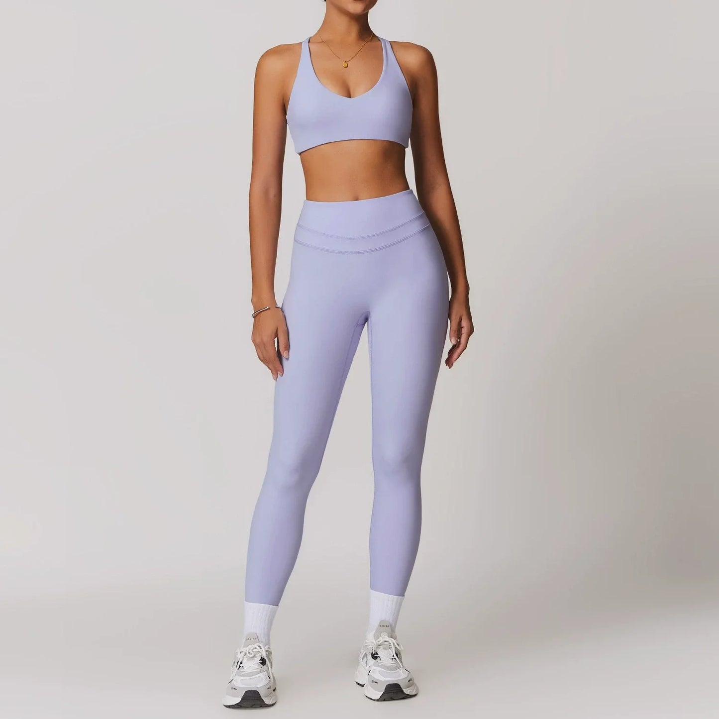 2-Piece Women's Yoga Set – Sports Bra & Leggings