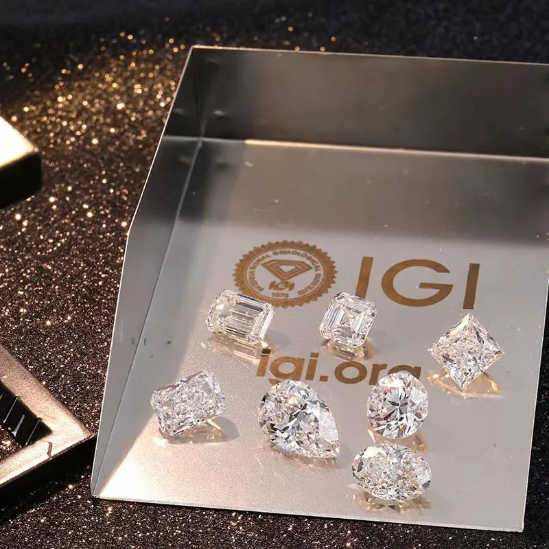 IGI Certified Lab Grown Diamonds HPHT CVD 0.5–5CT