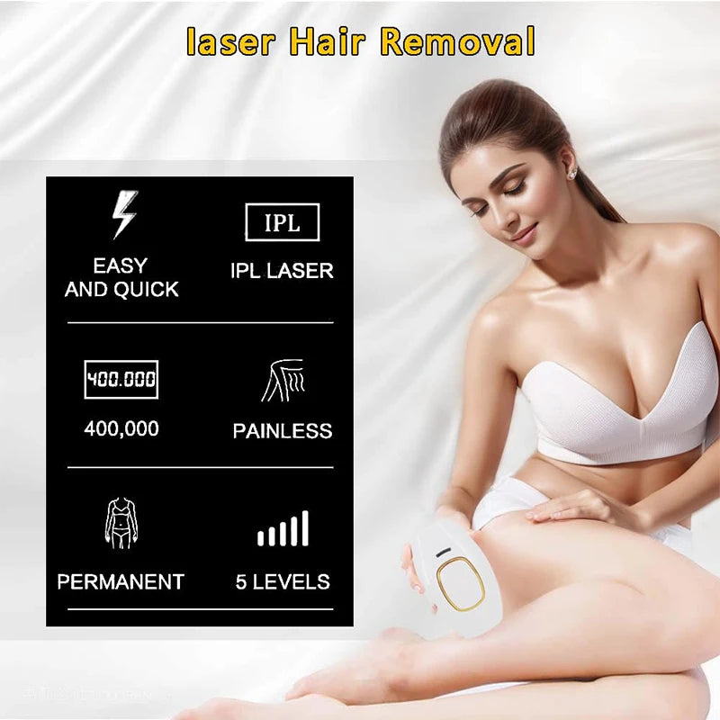 IPL Laser Hair Removal Epilator – 999900 Flashes