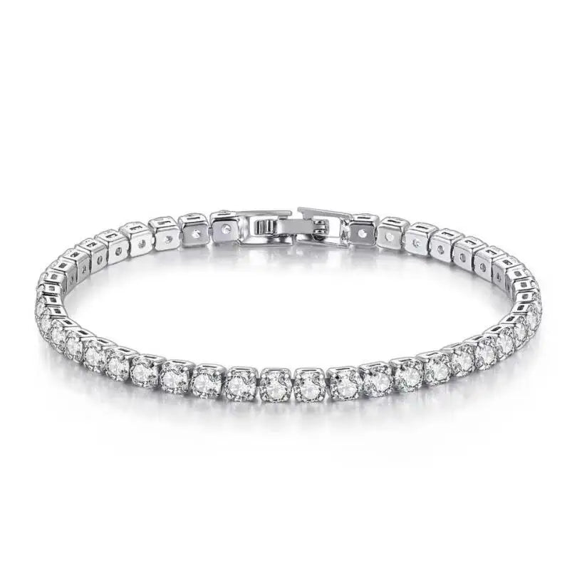 D VVS1 Moissanite Tennis Bracelet S925 2-5mm Gift