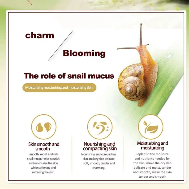 Snail Collagen Face Cream & Eye Serum Anti-Aging