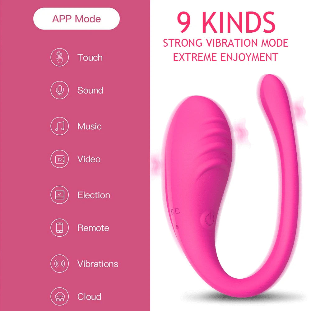 App Controlled Wearable Vibrator 9-Speed G-Spot Toy