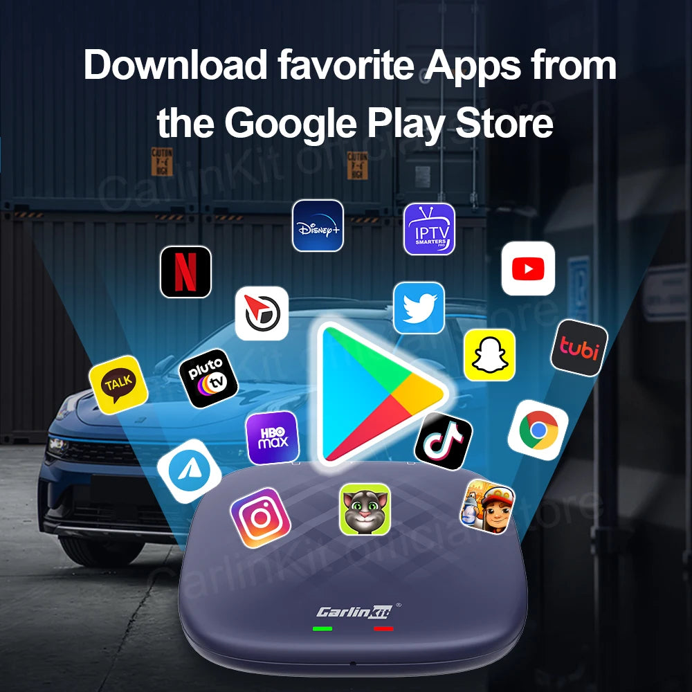 CarlinKit Wireless CarPlay Android Auto AI Box 64G 128G
