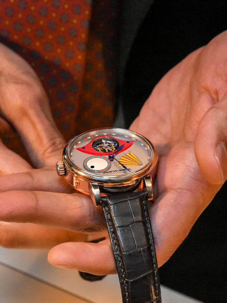 Red Clown Watch Men's Mechanical Watch Tourbillon Waterproof Watch
