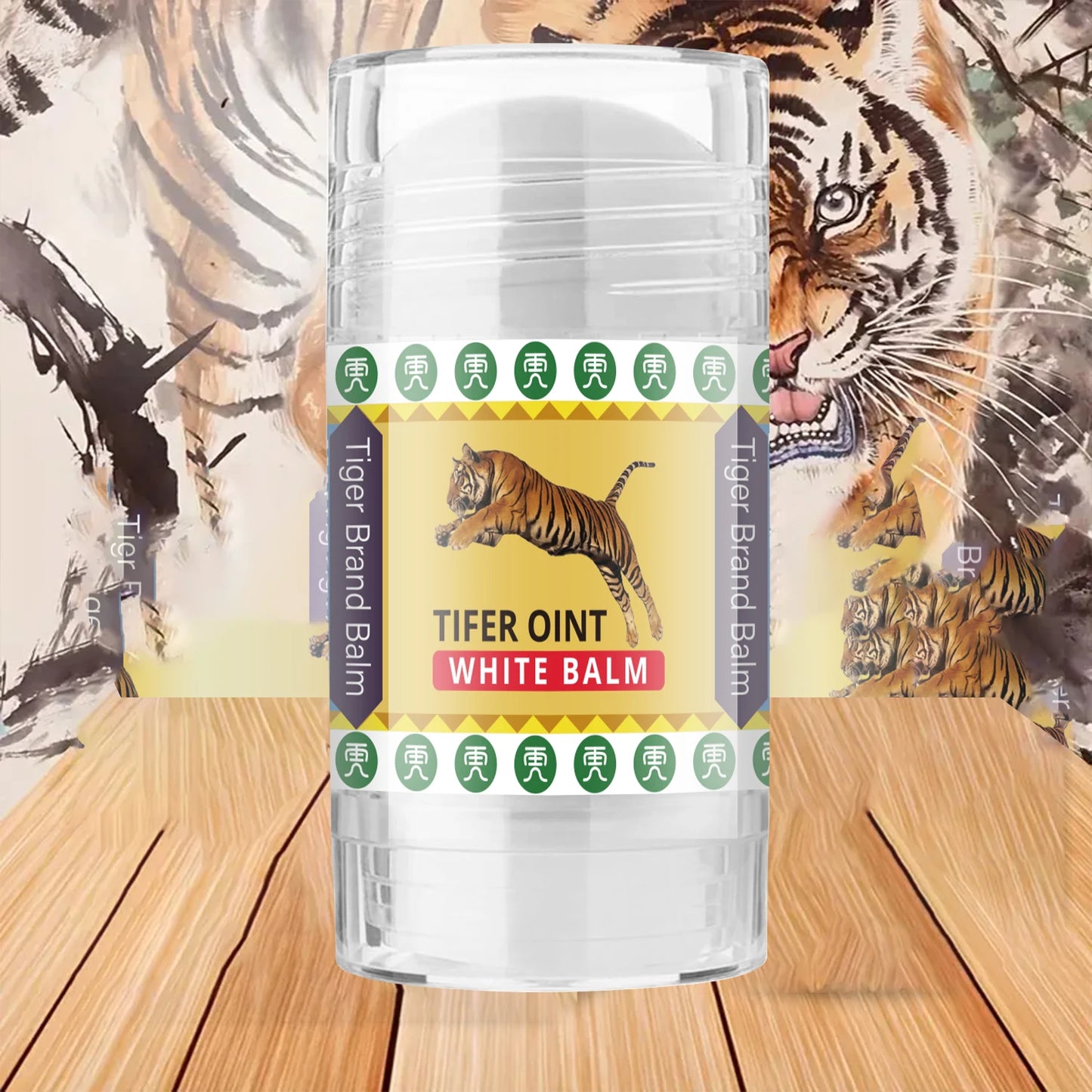 Tiger Body Massage Cream Stick Vitamin E & Olive