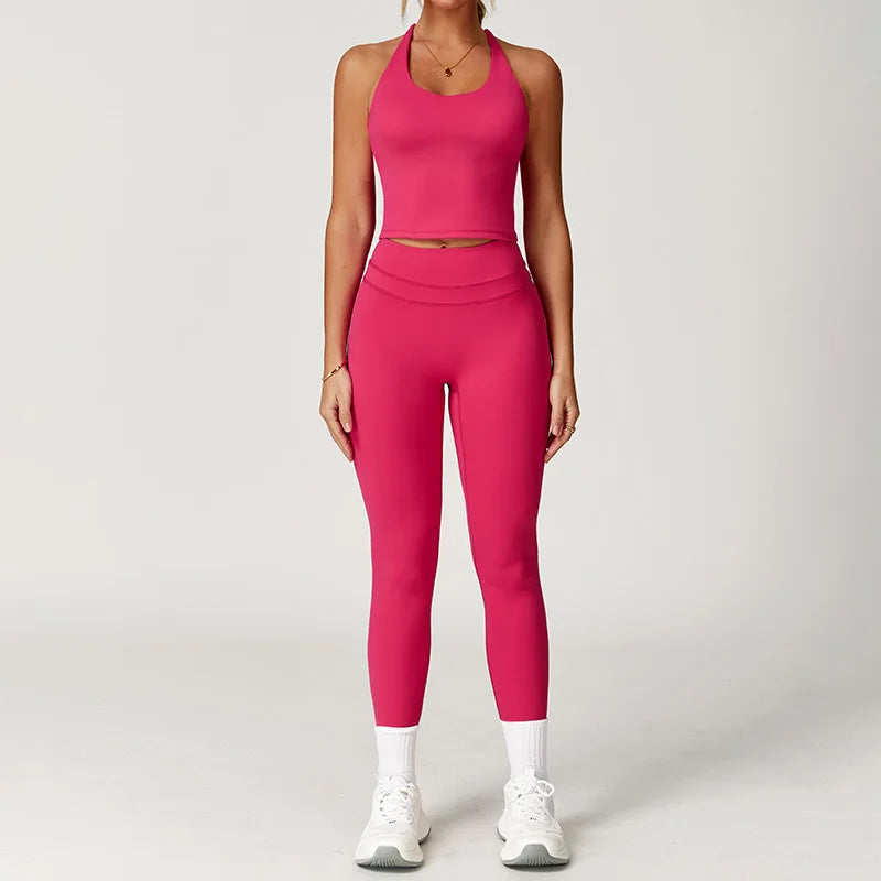 2-Piece Women's Yoga Set – Sports Bra & Leggings