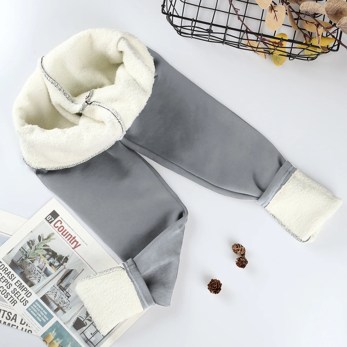 Women Velvet High Waist Thick Warm Winter Casual Leggings