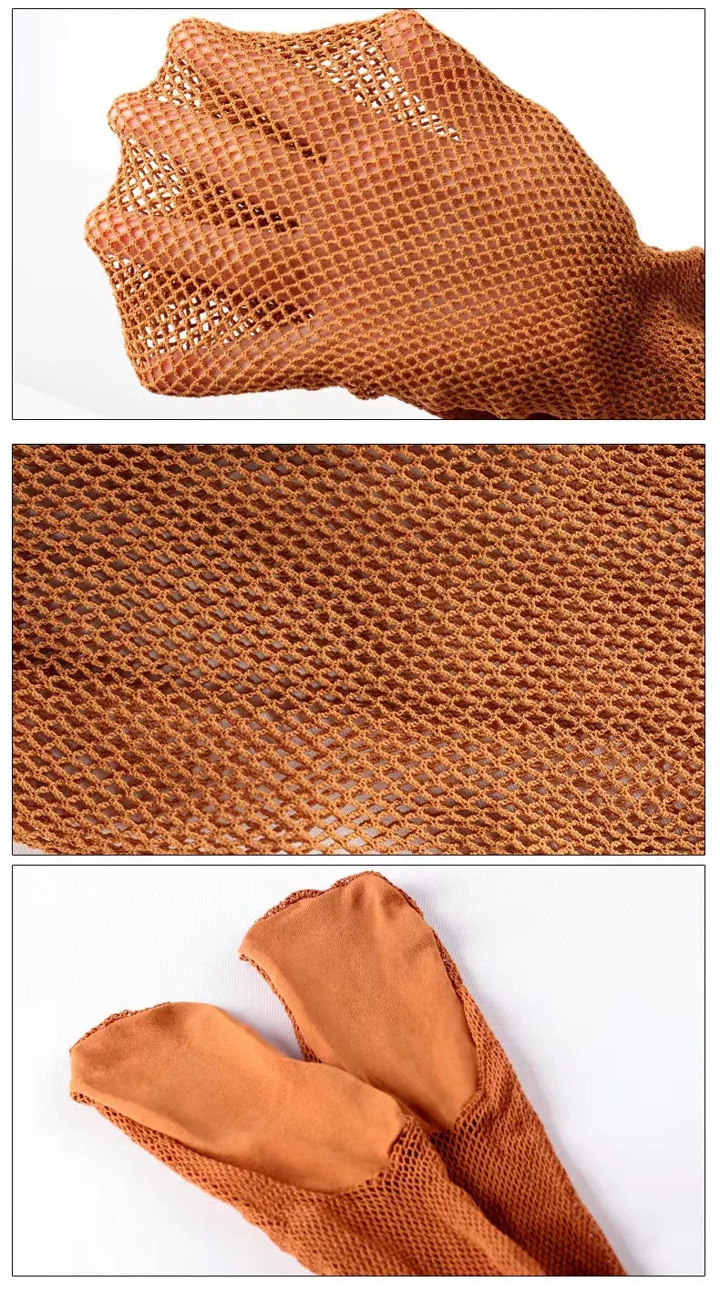 Pro Mesh Fishnet Dance Tights | Non-Slip Competition