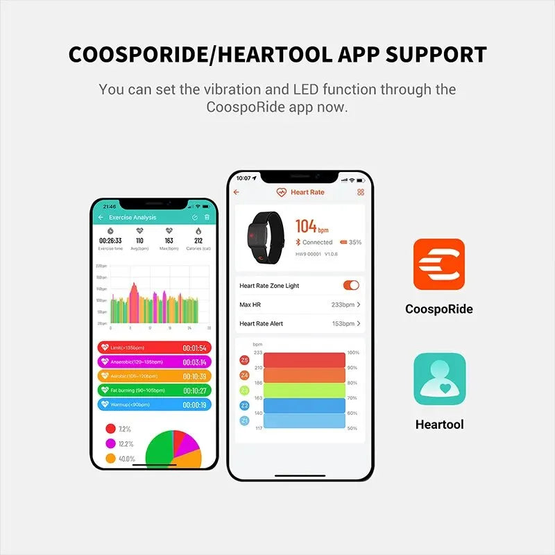 HW9 Armband Heart Rate Monitor BLE ANT+ Cycling