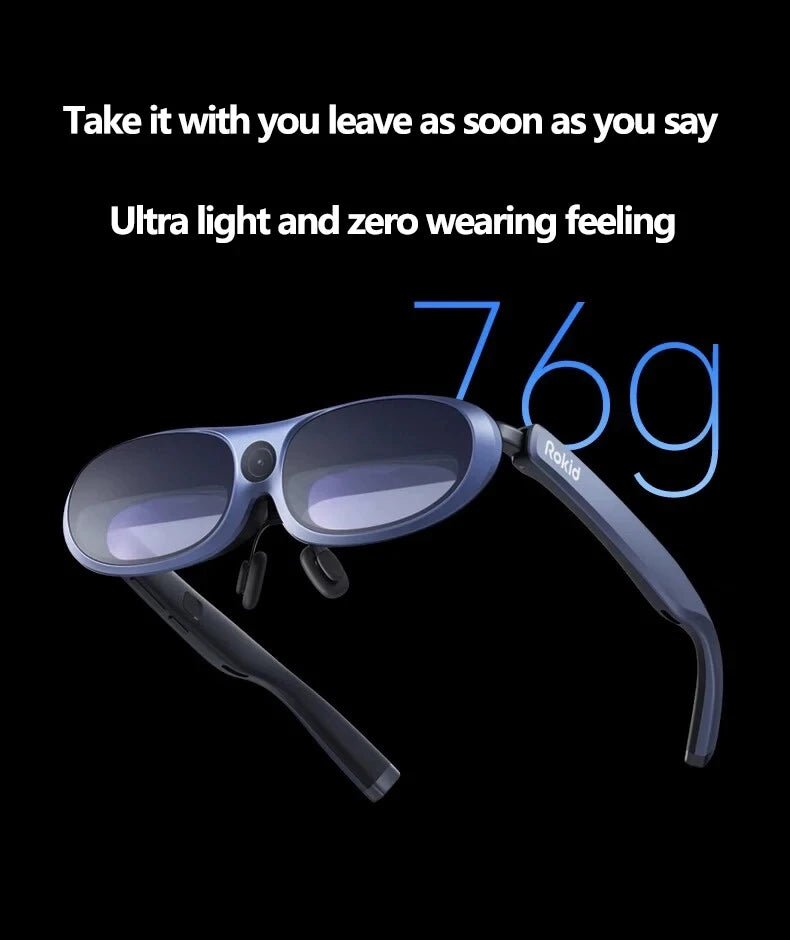 Rokid Max Pro 2024 New Smart Ar Glasses Studio Ar Pro Space Computer Supports Development Max Pro+Station Pro - Teglex