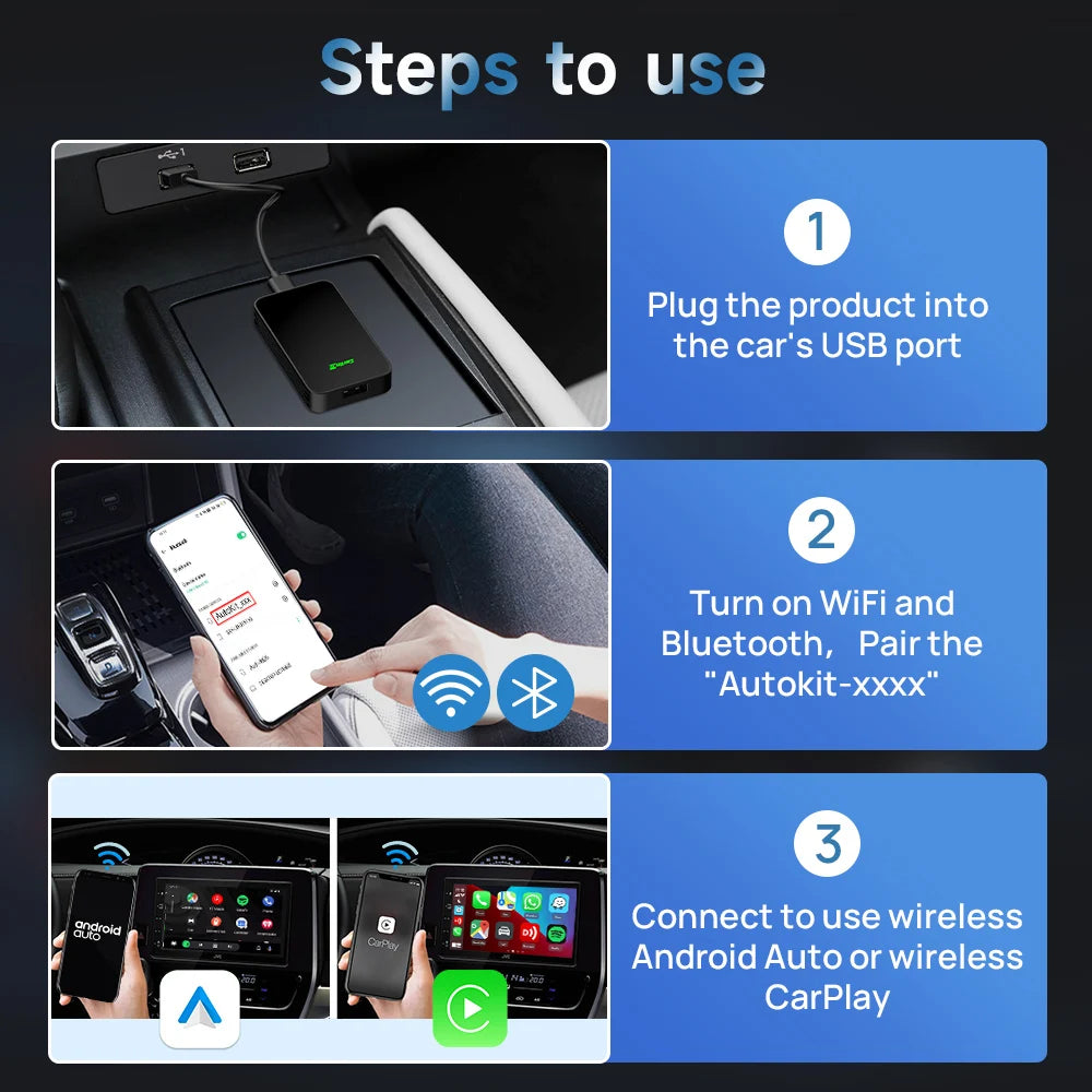 CarlinKit 5.0 Wireless CarPlay & Android Auto Box