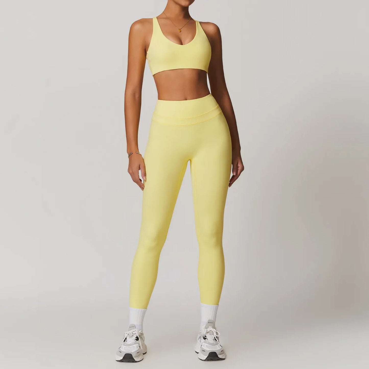 2-Piece Women's Yoga Set – Sports Bra & Leggings