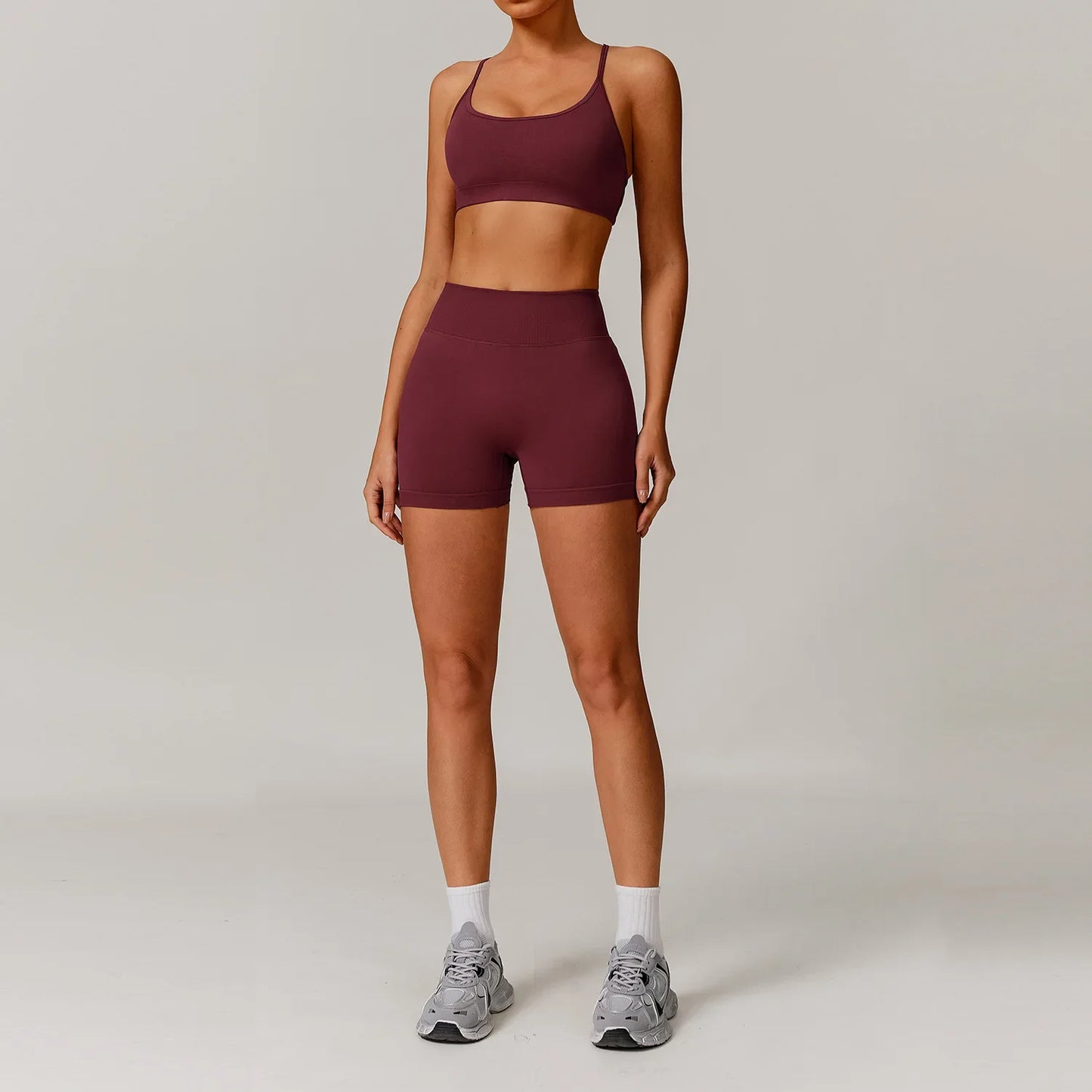Women's Seamless Yoga Set – 2/3 Piece Gym Suit
