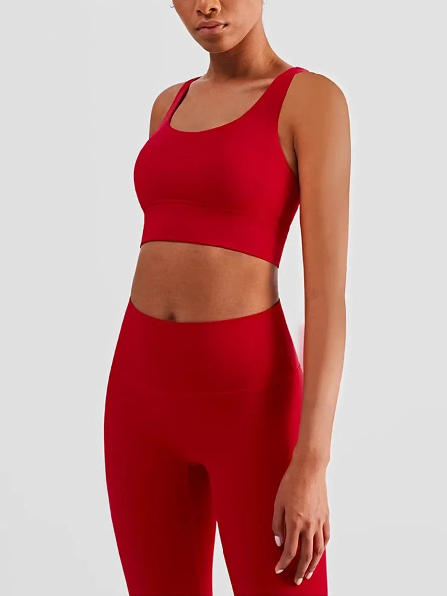 2-Piece Women's Yoga Tracksuit Sports Bra Set Fitness Casual