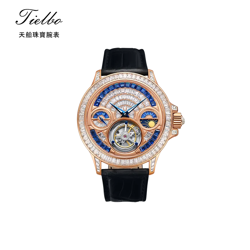 Tourbillon Men's Fully Automatic Mechanical Watch Waterproof Watch