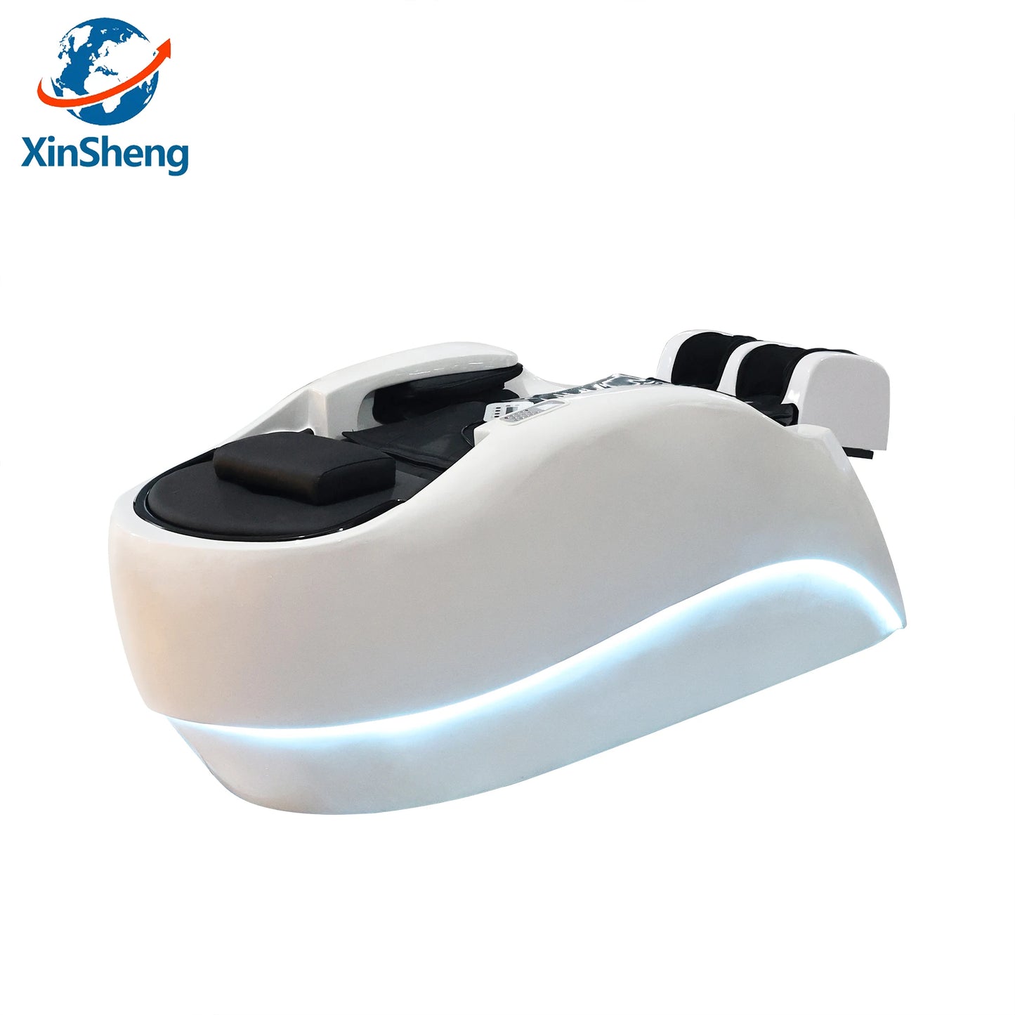 XinSheng Professional Electric Massage Bed Head SPA Salon Massage Table Hair Washing Fumigation Beds Barber Shop Smart Furniture - Teglex