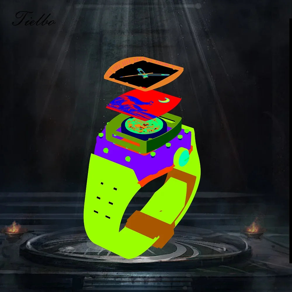 Skeleton Automatic Watch Quality Sapphire Crystal Luminous
